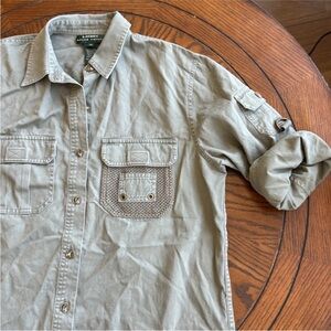 Lauren Ralph Lauren Safari Button Down Shirt